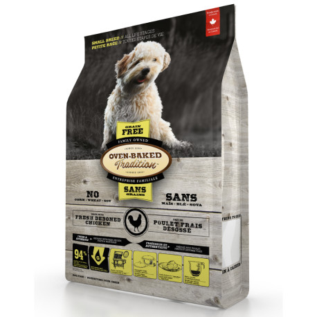 Oven-Baked Tradition Dog Small Breed Chicken Grain Free Беззерновой сухой корм для собак малых пород с курицей