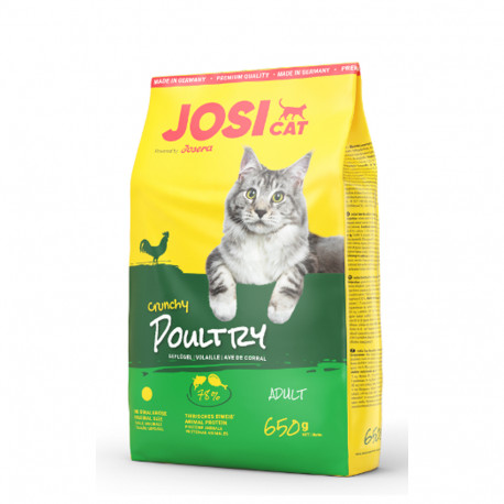 Josera JosiCat Crunchy Poultry Сухий корм для дорослих кішок з м'ясом свійської птиці