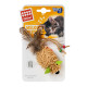 GiGwi Melody Chaser Іграшка для котів Мишка з електронним чіпом з пір'ям