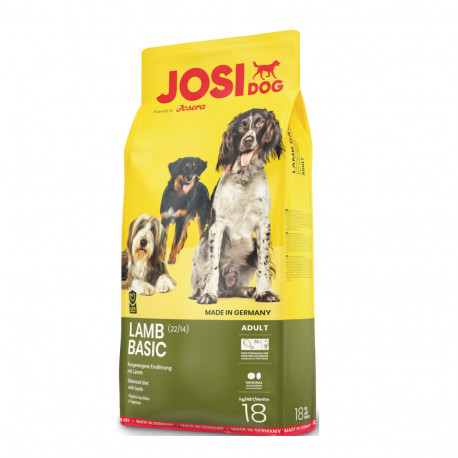 Josera JosiDog Lamb Basic Сухий корм для дорослих собак усіх порід з ягнятком