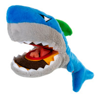 GiGwi Basic Игрушка для собак Акула для лакомств с пищалкой 