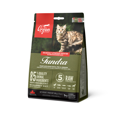 Orijen Tundra Cat Сухой корм для кошек всех пород с уткой и рыбой