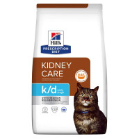 Hills Prescription Diet Feline k/d Kidney Care Early Stage Лечебный корм для взрослых кошек при заболеваниях почек