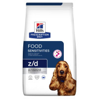 Hills Prescription Diet Canine z/d Food Sensitivities Лечебный корм для взрослых собак при чувствительном пищеварении