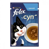 Felix Soup Cod Консервы для взрослых кошек с треской