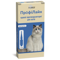 ProVET ПрофіЛайн Краплі від бліх та кліщів для кішок від 4 до 8 кг