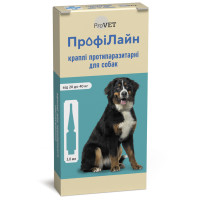 ProVET ПрофиЛайн Капли от блох и клещей для собак от 20 до 40 кг