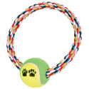 Trixie Игрушка для собак Канат - кольцо с мячом