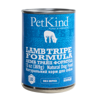 PetKind Lamb Tripe Formula Беззерновые консервы для собак с новозеландским ягненком и мясом канадской индейки