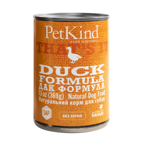 PetKind Duck Formula Беззернові консерви для собак з качкою