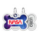 Collar Waudog Smart ID Адресник с QR-кодом металлический с рисунком NASA21
