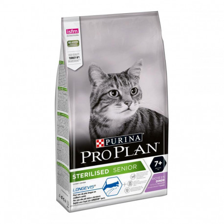Pro Plan Sterilised Senior 7+ Turkey Сухой корм для стерилизованных кошек старше 7 лет с индейкой