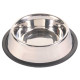 Trixie Stainless Steel Bowl Металева миска для котів та собак неслизька