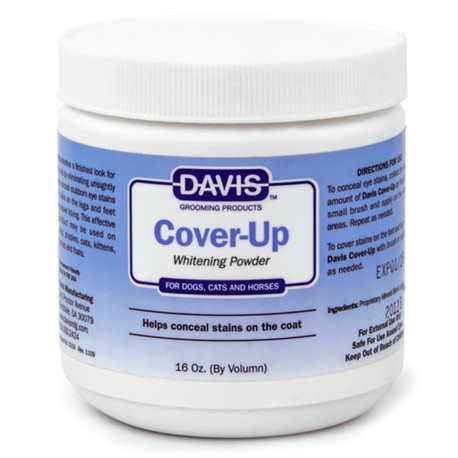 Davis Cover-Up Whitening Powder Маскирующая отбеливающая пудра для собак и кошек
