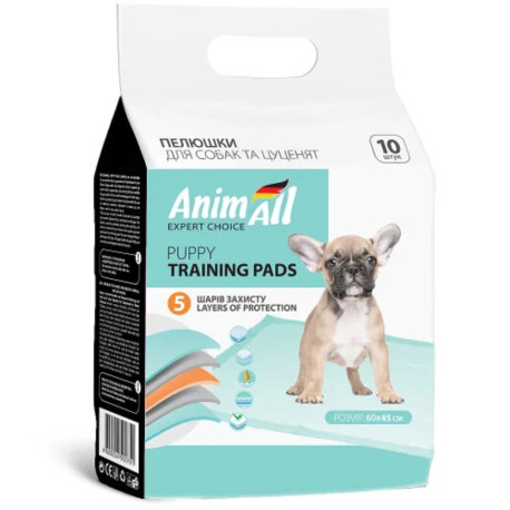 AnimAll Puppy Training Pads Пеленки для собак и щенков 60х45 см