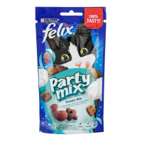 Felix Party Mix Ocean Mix Лакомства для кошек с лососем
