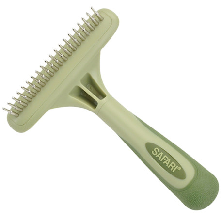 Safari Dog Rotating Pin Undercoat Rake Грабли однорядные для собак