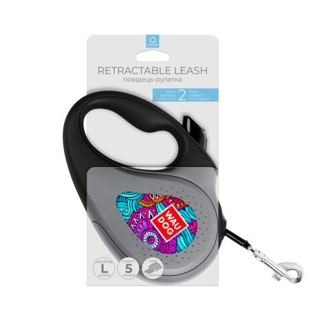 Collar WAUDOG Roulette Leash Поводок-рулетка для собак с рисунком Лето