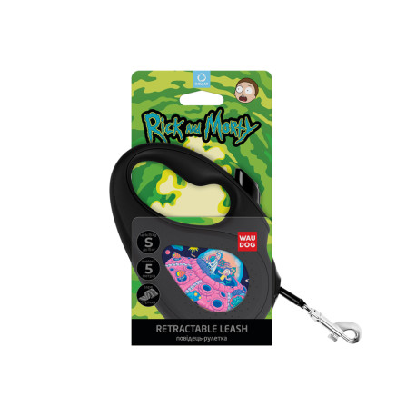 Collar WAUDOG Roulette Leash Поводок-рулетка для собак с рисунком Рик и Морти 1