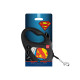 Collar WAUDOG Roulette Leash Повідець-рулетка для собак з малюнком Супермен Герой