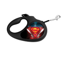 Collar WAUDOG Roulette Leash Повідець-рулетка для собак з малюнком Супермен Лого