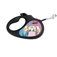 Collar WAUDOG Roulette Leash Поводок-рулетка для собак с рисунком Харли Квин