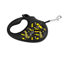Collar WAUDOG Roulette Leash Повідець-рулетка для собак з малюнком Бетмен Візерунок