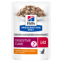 Hills Prescription Diet Feline i/d Digestive Care Chicken Консервы для кошек при расстройствах пищеварения с курицей