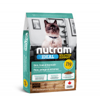 Nutram Ideal Skin Coat & Stomach I19 Холистик корм для дорослих кішок з чутливим травленням