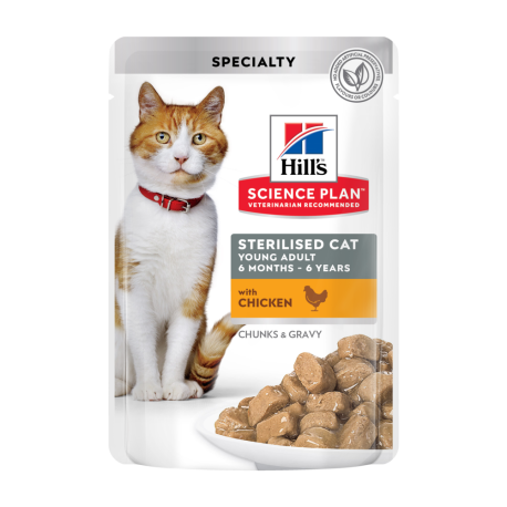 Hills Science Plan Sterilised Cat with Chicken Консерви для стерилізованих кішок з куркою