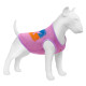 Collar Waudog Clothes Майка для собак "Прапор" сітка рожева