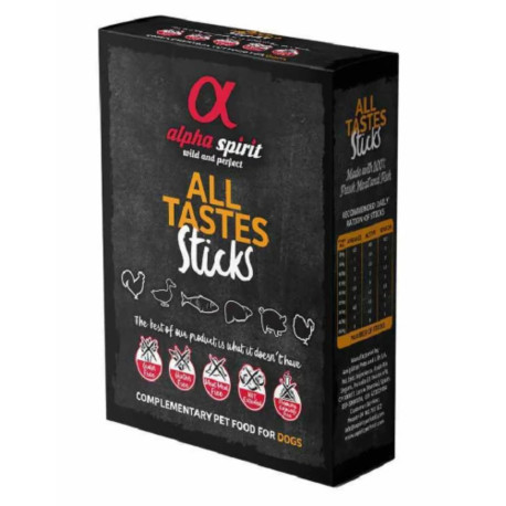 Alpha Spirit Sticks All 6 Tastes in one Полувлажные лакомства для собак 6в1