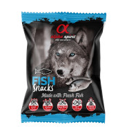 Alpha Spirit DOG Snacks Fish Напіввологі ласощі для собак кубики з рибою