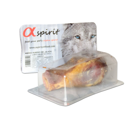 Alpha Spirit Ham Bone Half Жувальна кістка половинка для дорослих собак 16-17 см