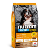 Nutram Sound Puppy Large Breed S3 Холистик корм для цуценят великих порід з куркою та вівсянкою
