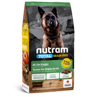 Nutram Total Grain-Free T26 Холистик беззерновий корм для дорослих собак з ягнятком та сочевицею