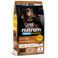 Nutram Total Grain-Free T27 Холистик беззерновой корм для взрослых собак мелких пород с индейкой и курицей