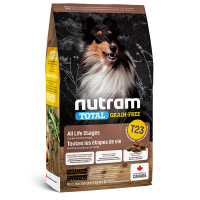 Nutram Total Grain-Free T23 Холистик беззерновий корм для дорослих собак з індичкою та куркою