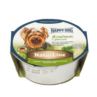 Happy Dog Schale NaturLine LammReis Консервы для взрослых собак с ягненком и рисом
