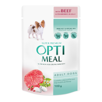 Optimeal Adult Dog Beef and Cranberries Консерви для дорослих собак з яловичиною та журавлиною в желе