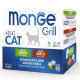 Monge Cat Grill WetMix Набор Консервы для кошек с кроликиком и ягненком в желе