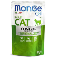 Monge Cat Grill Wet Kitten Консервы для котят с кроликом в желе