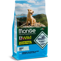 Monge Bwild Grain Free Adult Mini Dog Anchovie Беззерновой сухой корм для взрослых собак мелких пород с анчоусом