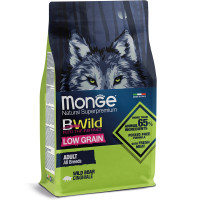 Monge Bwild Low Grain Adult Dog Boar Низькозерновий сухий корм для дорослих собак усіх порід з м'ясом дикого кабана