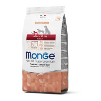 Monge Superpremium Monoprotein Mini Adult Dog Сухой монопротеиновый корм для взрослых собак меленьких пород с лососем и рисом