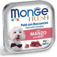 Monge Dog Wet Fresh Консерви для собак паштет з яловичиною