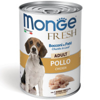 Monge Wet Fresh Adult Dog паштет для взрослых собак всех пород с курицей