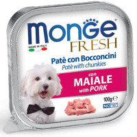 Monge Dog Wet Fresh Консерви для собак паштет зі свининою