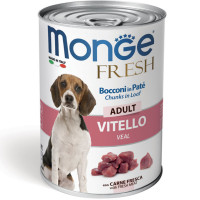 Monge Wet Fresh Adult Dog паштет для дорослих собак усіх порід з телятиною