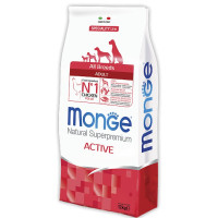 Monge Superpremium All breeds Adult Dog Active Сухий корм для дорослих собак усіх порід з підвищеним фізичним навантаженням з куркою